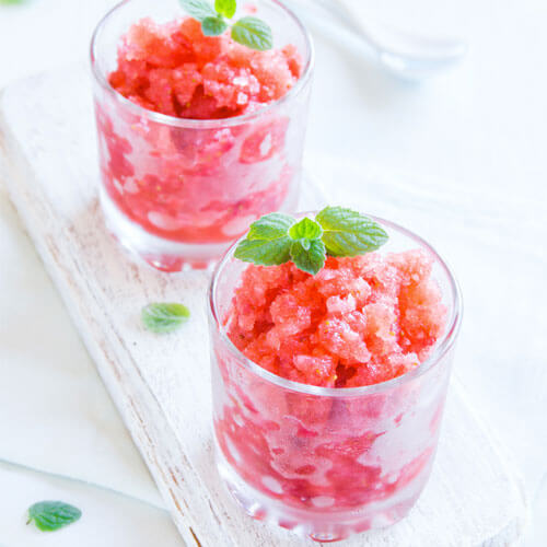 Strawberry Granita